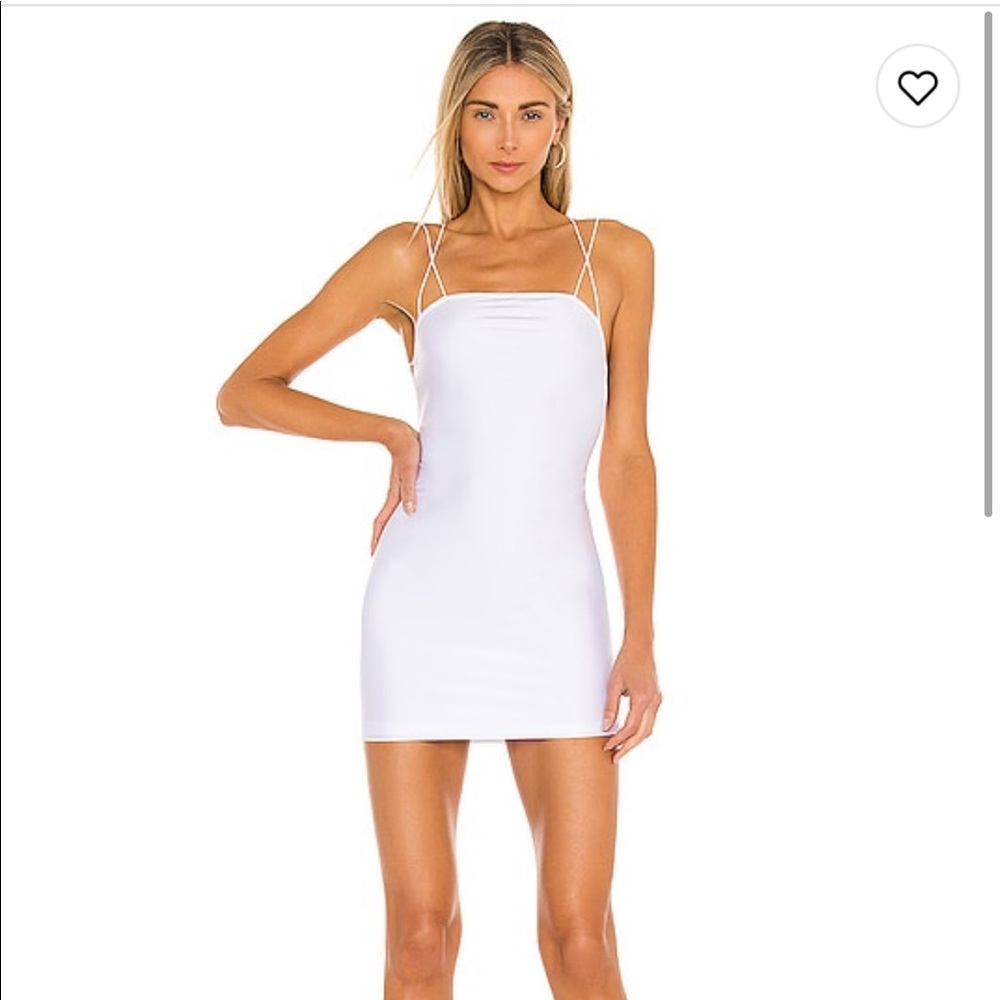 White Superdown Dress